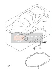 4521105H00, Molding, Seat, Suzuki, 0